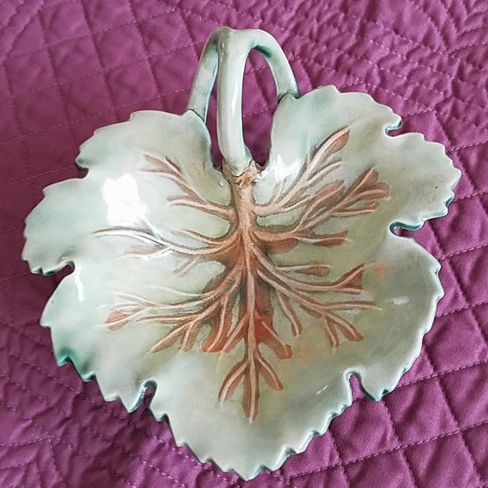 Hand made leaf Candy Dish